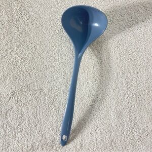 Vintage Melamine Ware Blue Ladle Cooking Utensil Serving Spoon